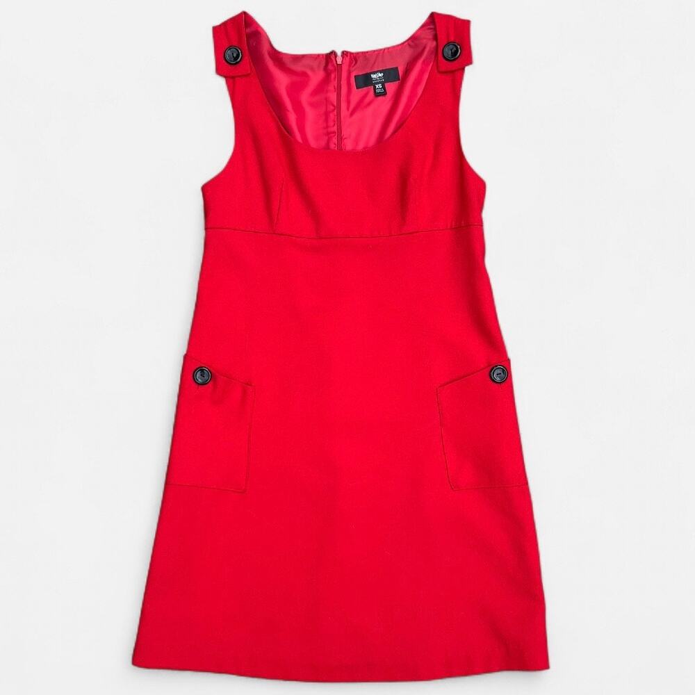 Mossimo Vintage Y2K Red Mod Retro Mini Dress